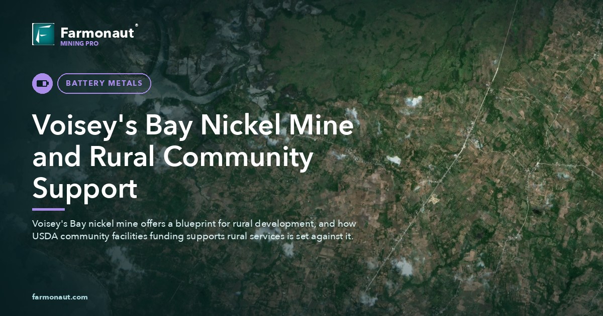 Voiseys Bay Nickel Mine Community: Usda Facilities Aid Nickel Miners Asx 167 Voisey'S Bay Nickel Mine And Rural Community Support