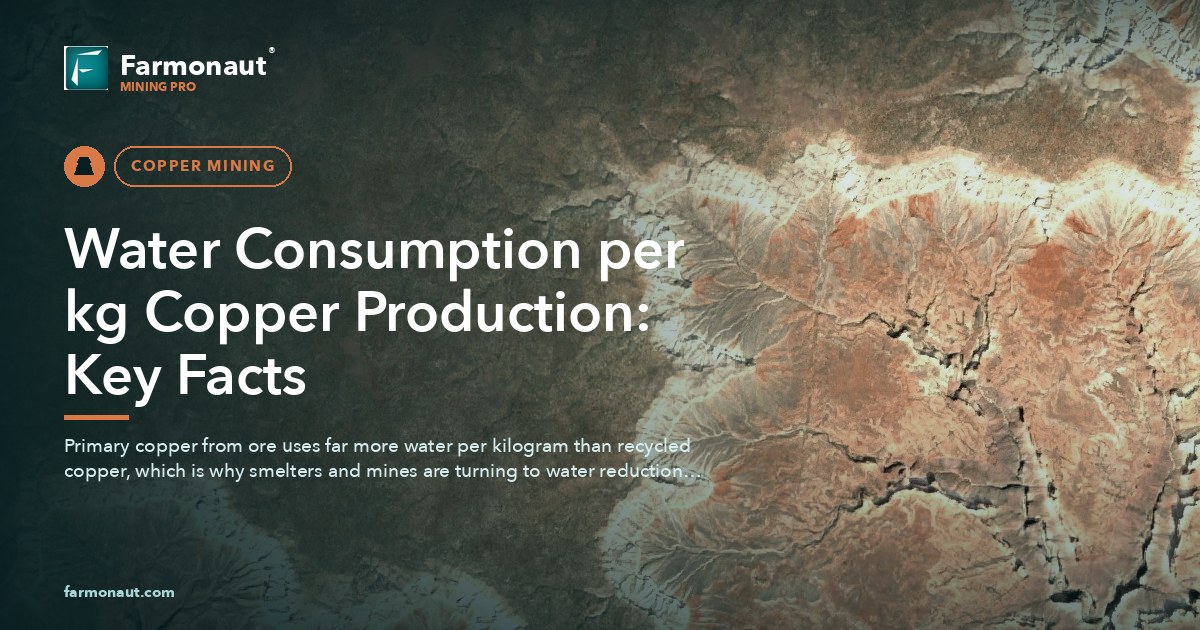 Water Consumption Per Kg Copper Production: Key Facts