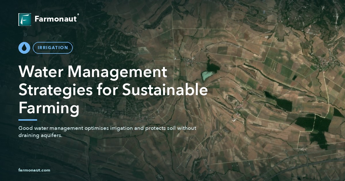 Water Management Strategies For Sustainable Farming