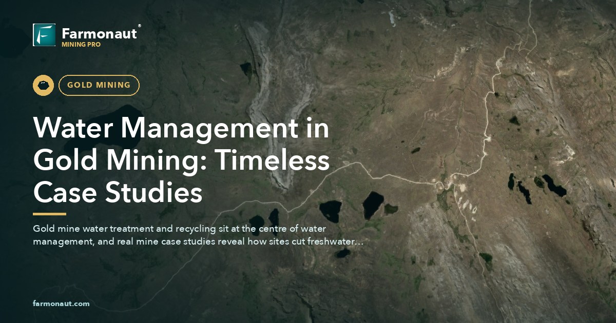 Water Management In Gold Mining: Timeless Case Studies 150 Water Management In Gold Mining: Timeless Case Studies
