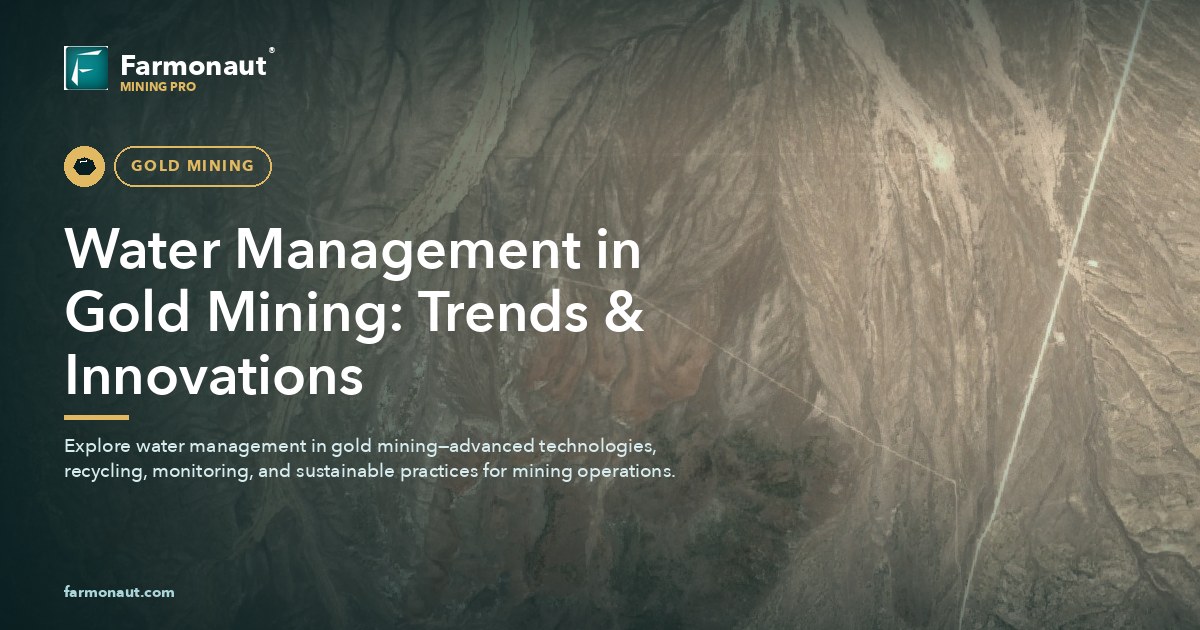 Water Management In Gold Mining: Trends &Amp; Innovations 127 Water Management In Gold Mining: Trends &Amp; Innovations