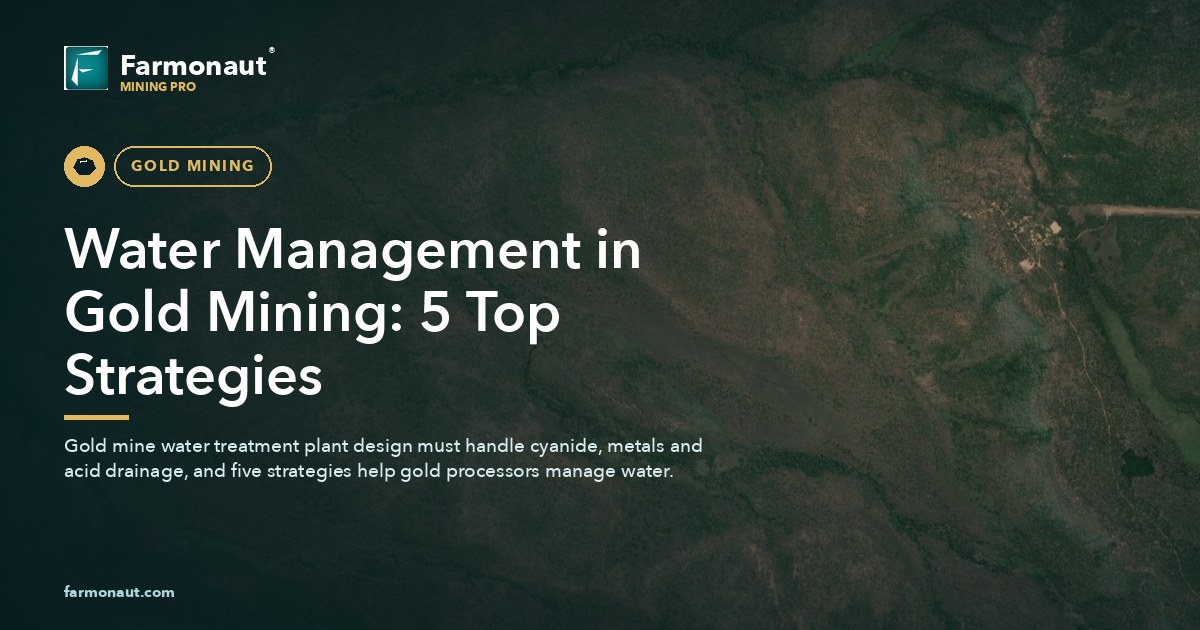 Water Management In Gold Mining: 5 Top Strategies 152 Water Management In Gold Mining: 5 Top Strategies