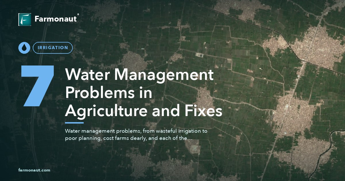 7 Water Management Problems In Agriculture And Fixes