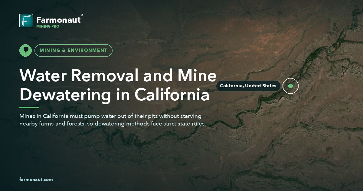 Water Removal And Mine Dewatering In California