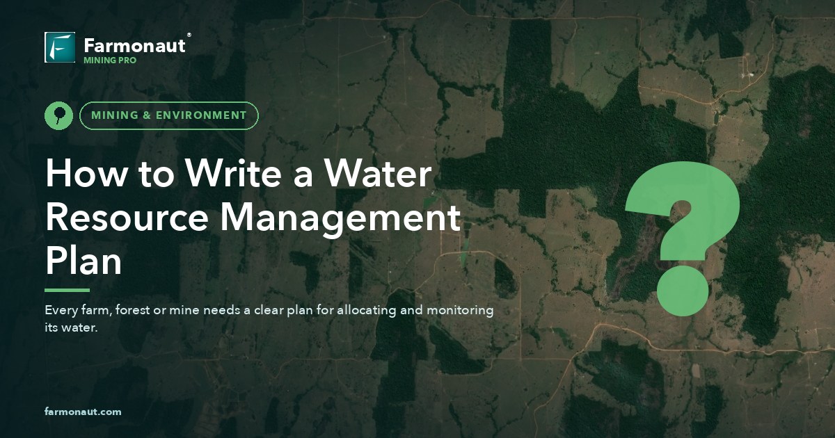 How To Write A Water Resource Management Plan