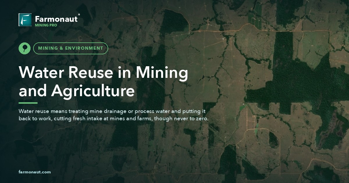 Water Reuse In Mining And Agriculture