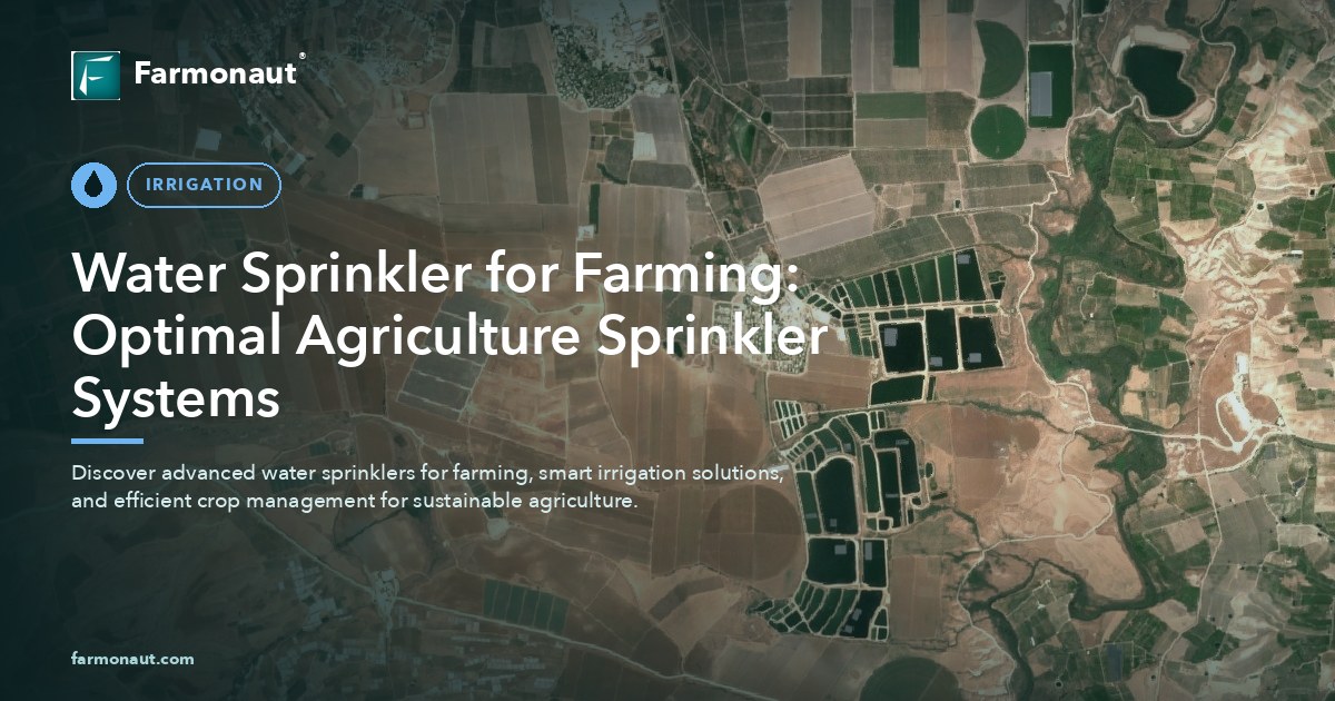 Water Sprinkler For Farming: Optimal Agriculture Sprinkler Systems