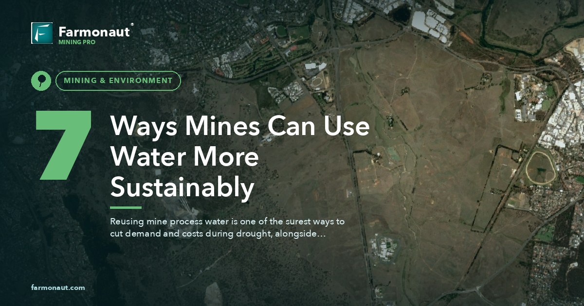 7 Ways Mines Can Use Water More Sustainably