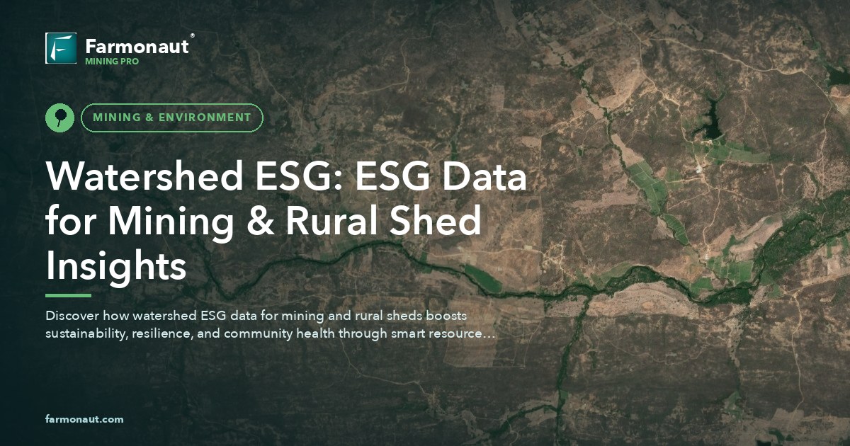 Watershed Esg: Esg Data For Mining &Amp; Rural Shed Insights