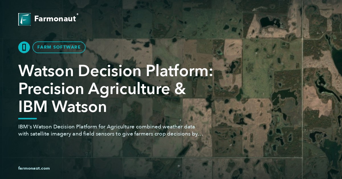 Watson Decision Platform: Precision Agriculture &Amp; Ibm Watson