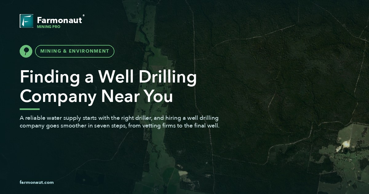 Finding A Well Drilling Company Near You