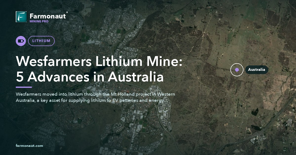 Wesfarmers Lithium Mine: 5 Advances In Australia 37 Wesfarmers Lithium Mine: 5 Advances In Australia