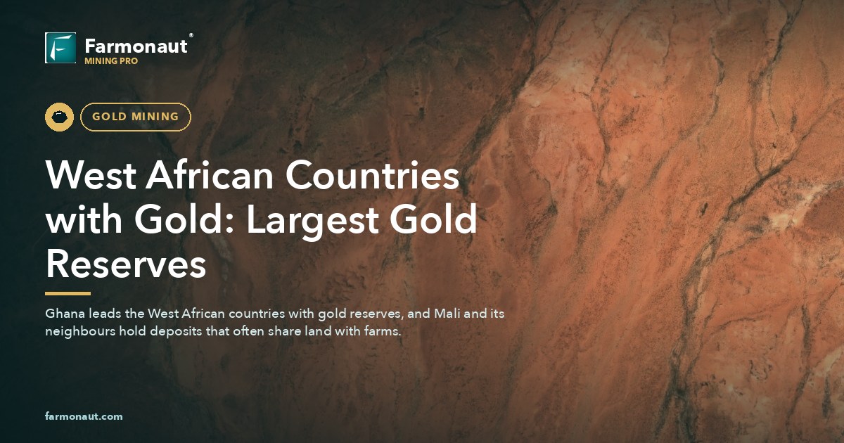 West African Countries With Gold: Largest Gold Reserves