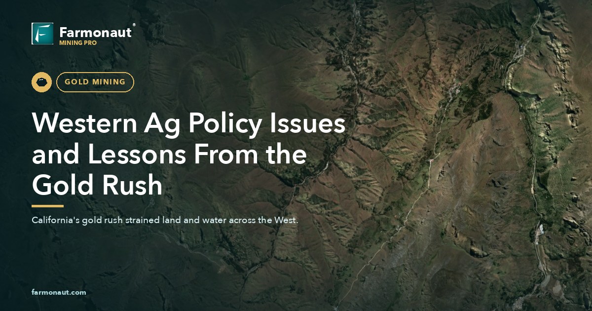 Western Ag Policy Issues And Lessons From The Gold Rush