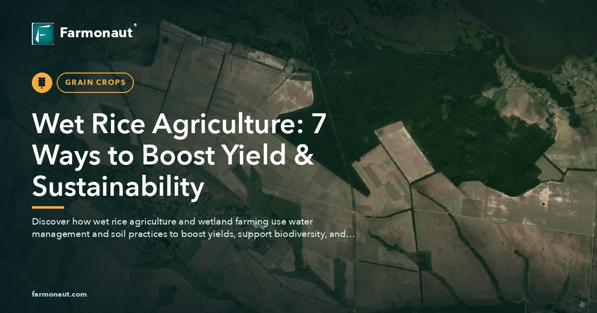 Wet Rice Agriculture: 7 Ways To Boost Yield &Amp; Sustainability