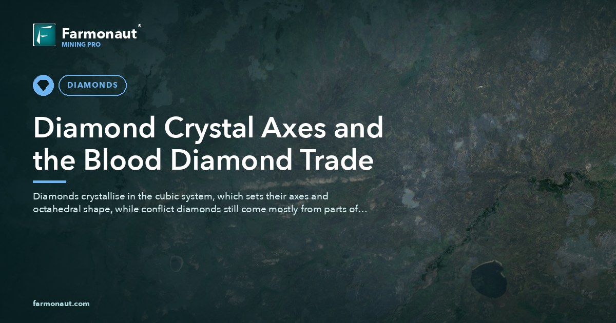 Diamond Crystal Axes And The Blood Diamond Trade