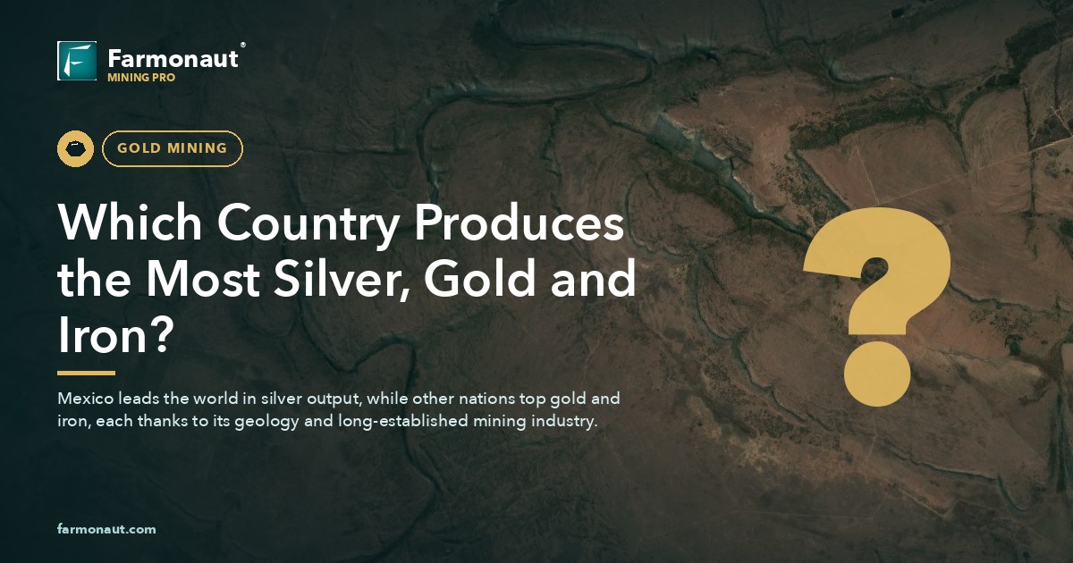 Which Country Produces The Most Silver, Gold And Iron?