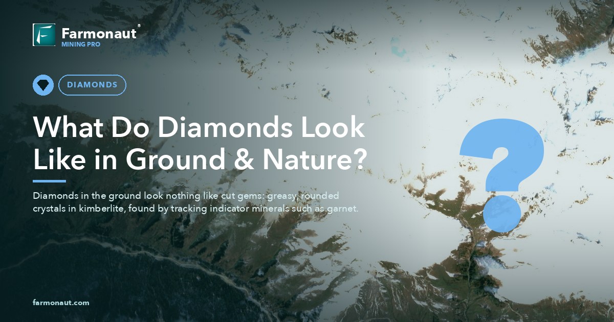 What Do Diamonds Look Like In Ground &Amp; Nature?