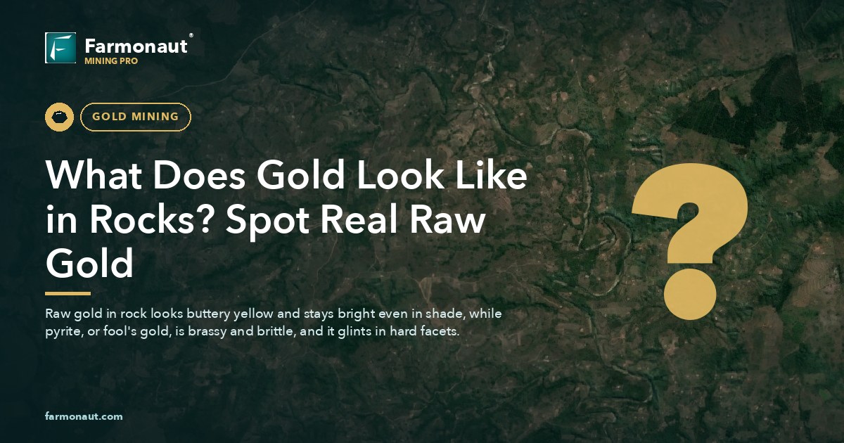 What Does Gold Look Like In Rocks? Spot Real Raw Gold 159 What Does Gold Look Like In Rocks? Spot Real Raw Gold