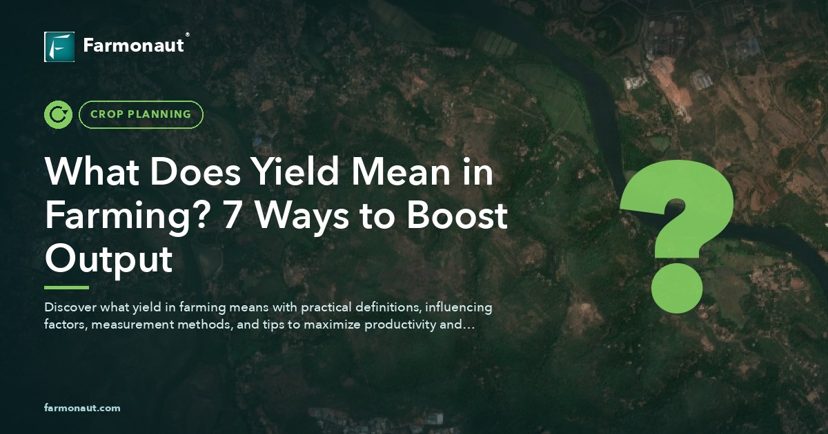 What Does Yield Mean In Farming? 7 Ways To Boost Output