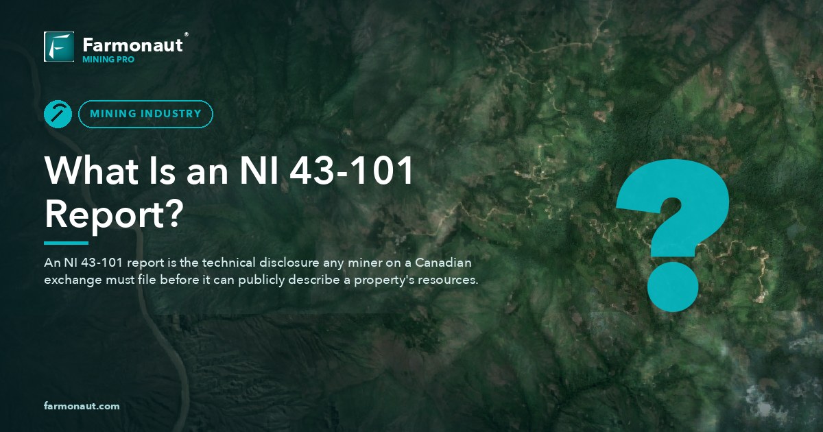 What Is A 43-101 Report? 7 Sections Explained 13 What Is An Ni 43-101 Report?