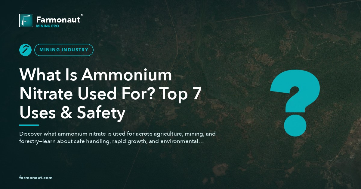 What Is Ammonium Nitrate Used For? Top 7 Uses &Amp; Safety