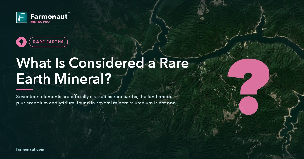 What Is Considered A Rare Earth Mineral?