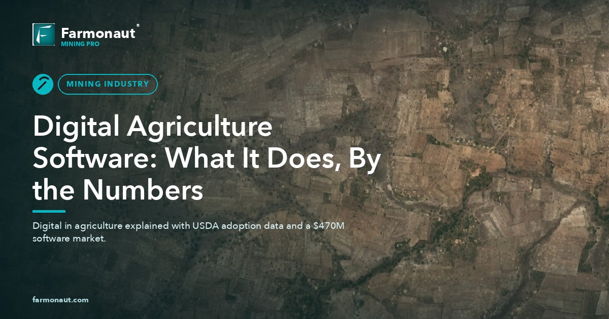 Digital Agriculture Software: What It Does, By The Numbers