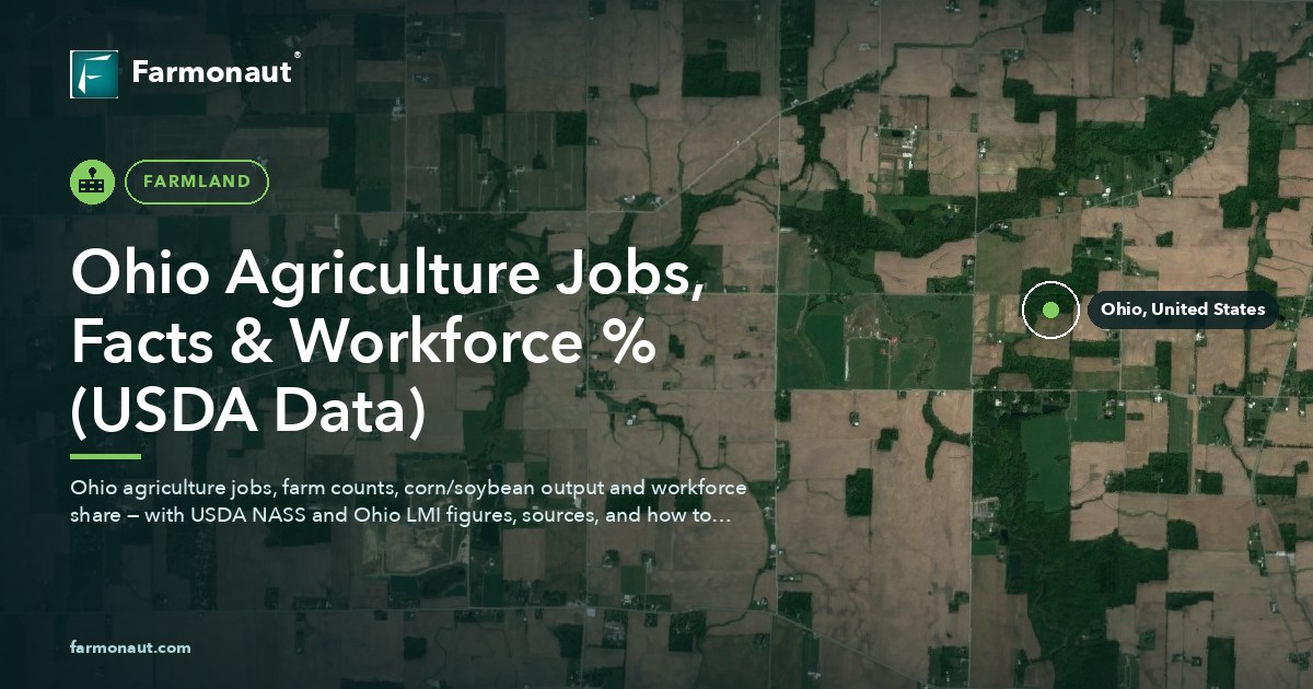 Ohio Agriculture Jobs, Facts &Amp; Workforce % (Usda Data)
