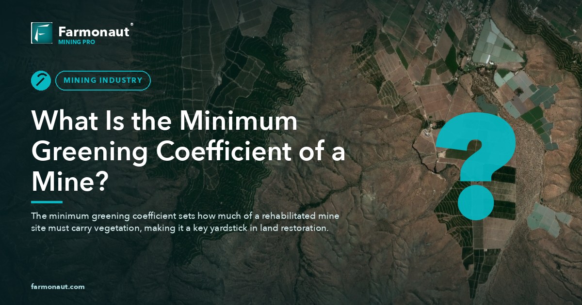 What Is The Minimum Greening Coefficient Of A Mine?