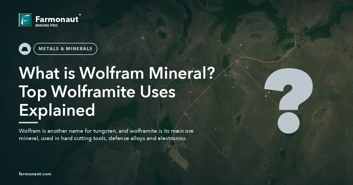 What Is Wolfram Mineral? Top Wolframite Uses Explained