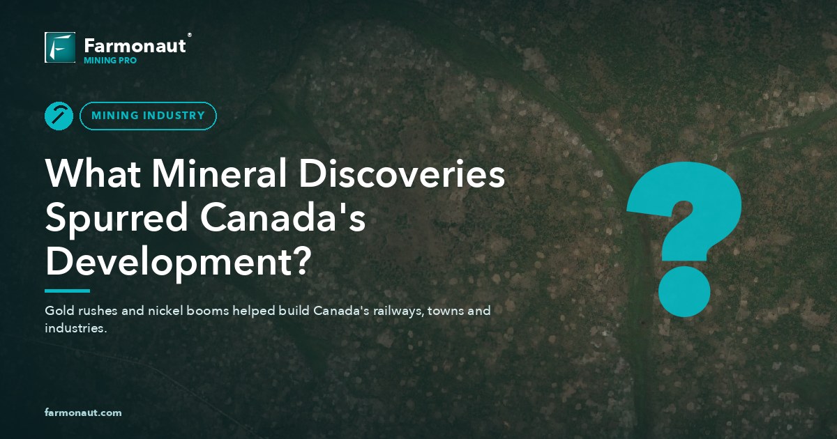 What Mineral Discoveries Spurred Canada'S Development? 153 What Mineral Discoveries Spurred Canada'S Development?