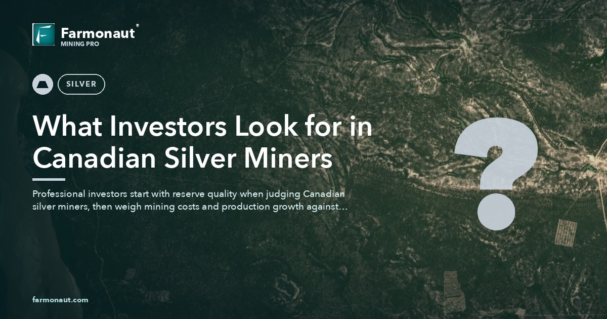 What Investors Look For In Canadian Silver Miners