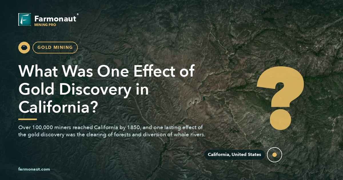 What Was One Effect Of Gold Discovery In California?