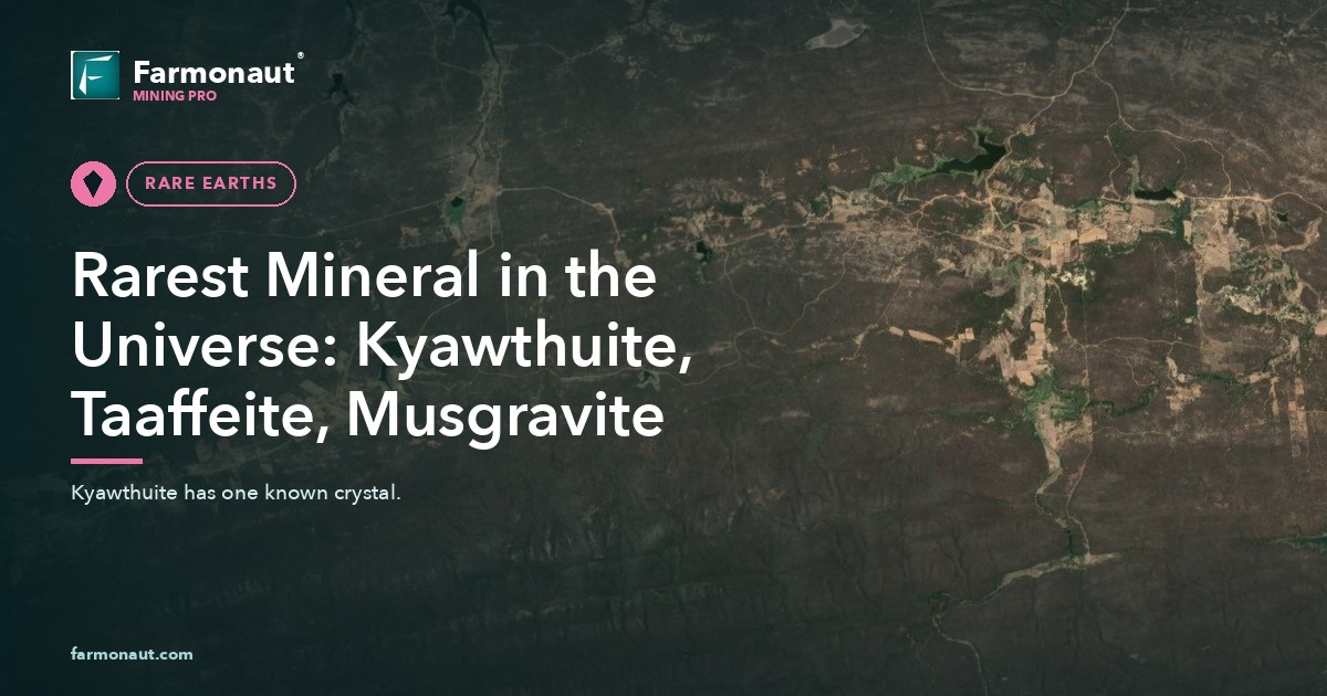 Rarest Mineral In The Universe: Kyawthuite, Taaffeite, Musgravite