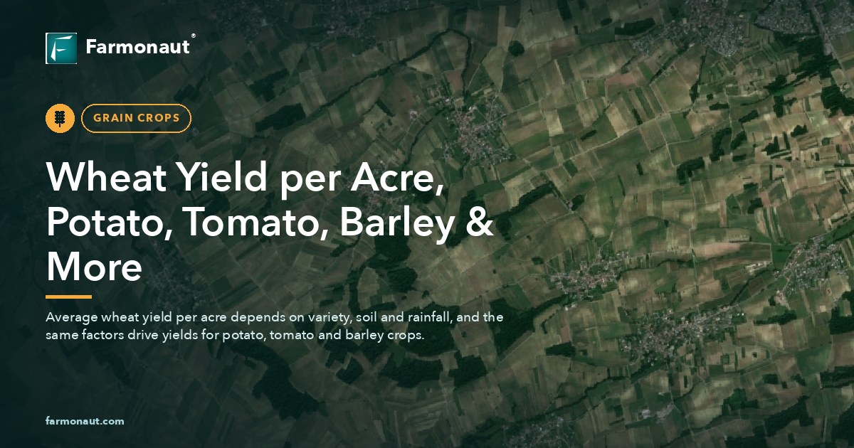 Wheat Yield Per Acre, Potato, Tomato, Barley &Amp; More