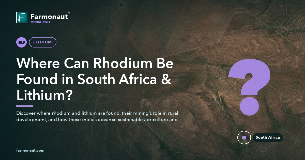 Where Can Rhodium Be Found In South Africa &Amp; Lithium?