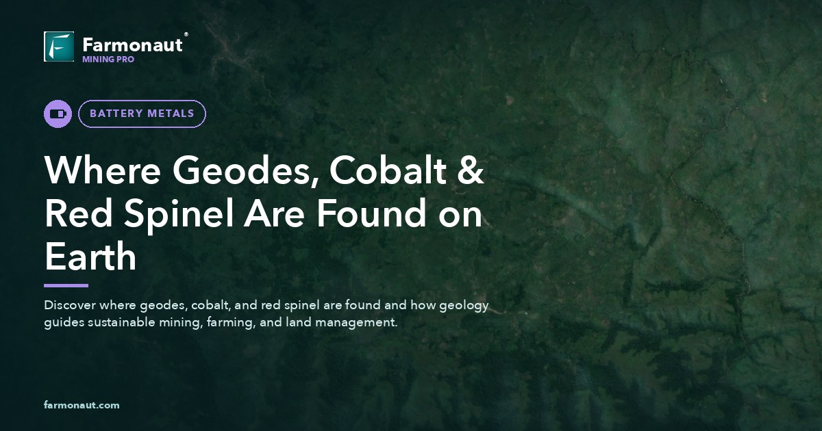 Where Geodes, Cobalt &Amp; Red Spinel Are Found On Earth
