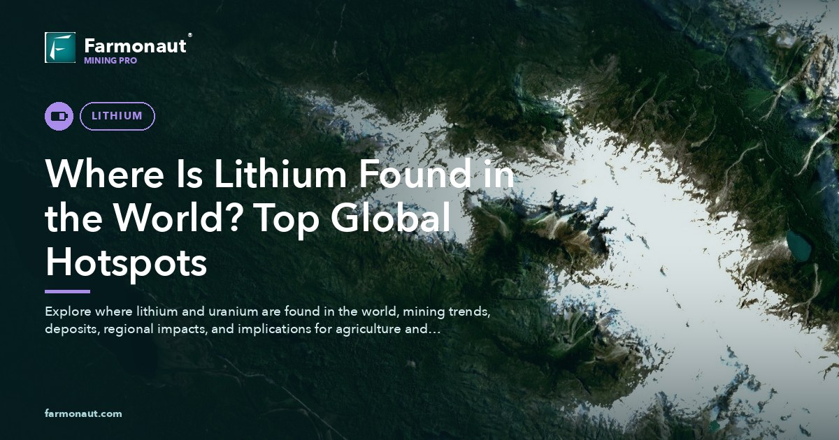 Where Is Lithium Found In The World? Top Global Hotspots