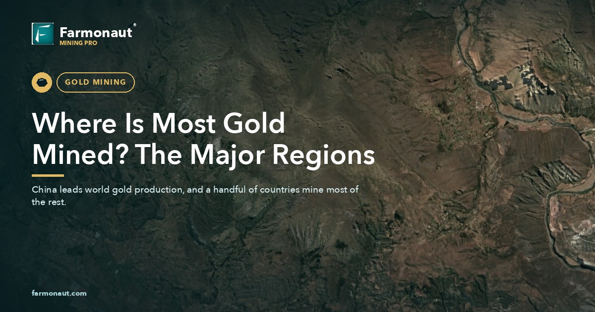 Where Is Most Gold Mined? The Major Regions