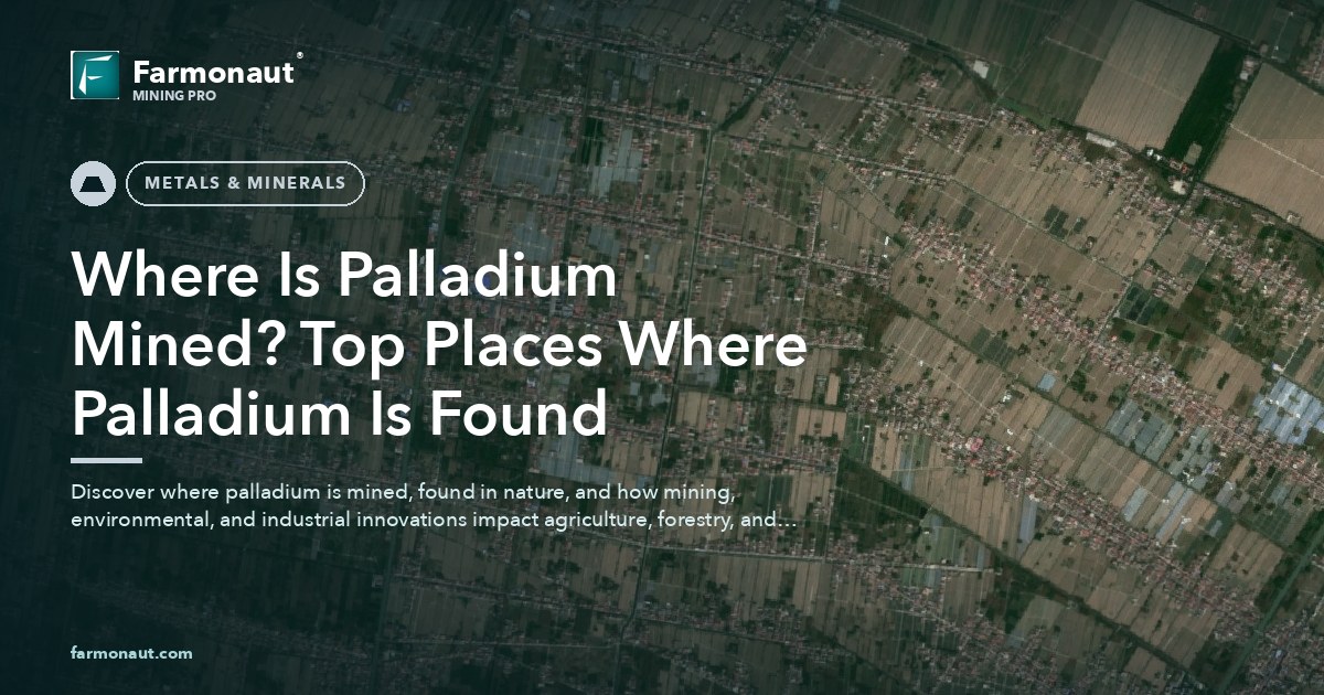 Where Is Palladium Mined? Top Places Where Palladium Is Found