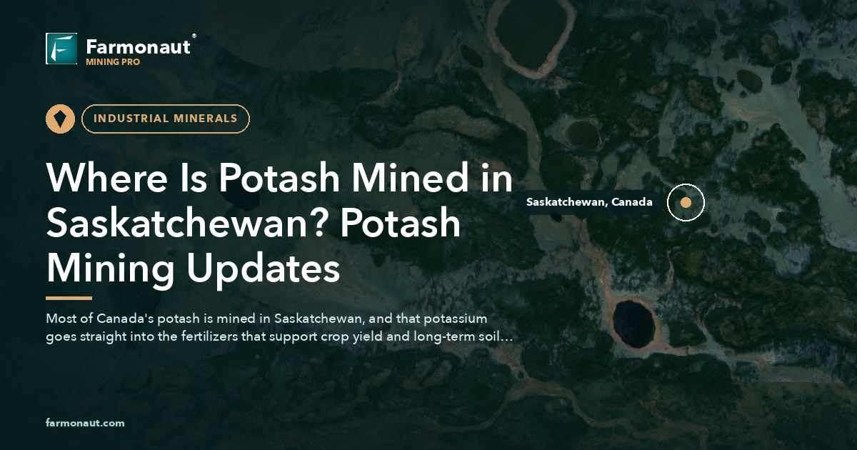 Where Is Potash Mined In Saskatchewan? Potash Mining Updates