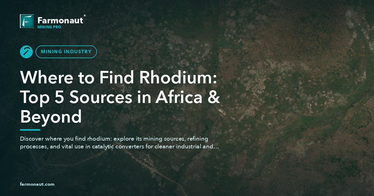 Where To Find Rhodium: Top 5 Sources In Africa &Amp; Beyond