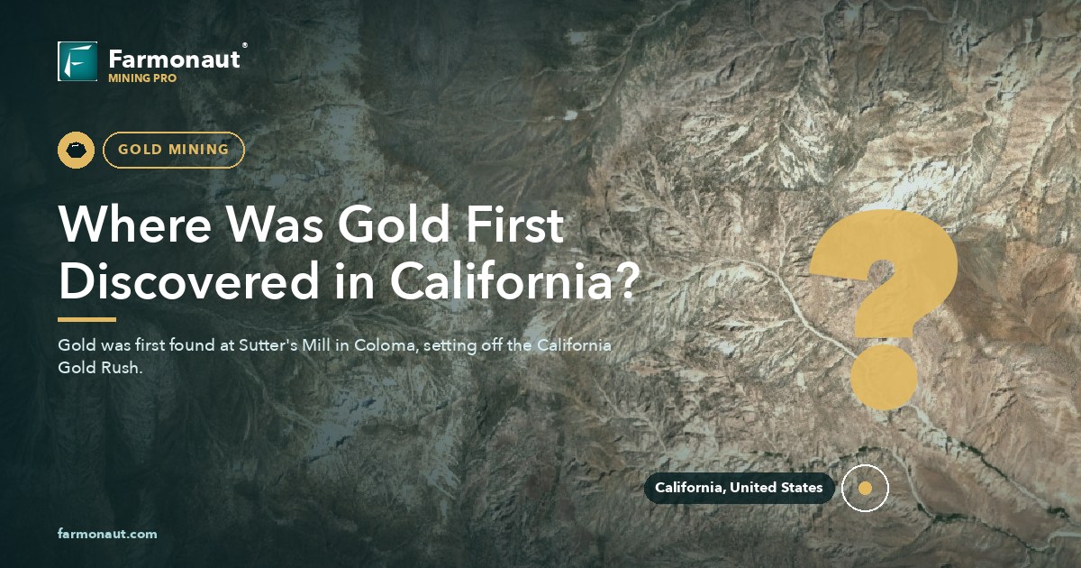 Where Was Gold First Discovered In California?