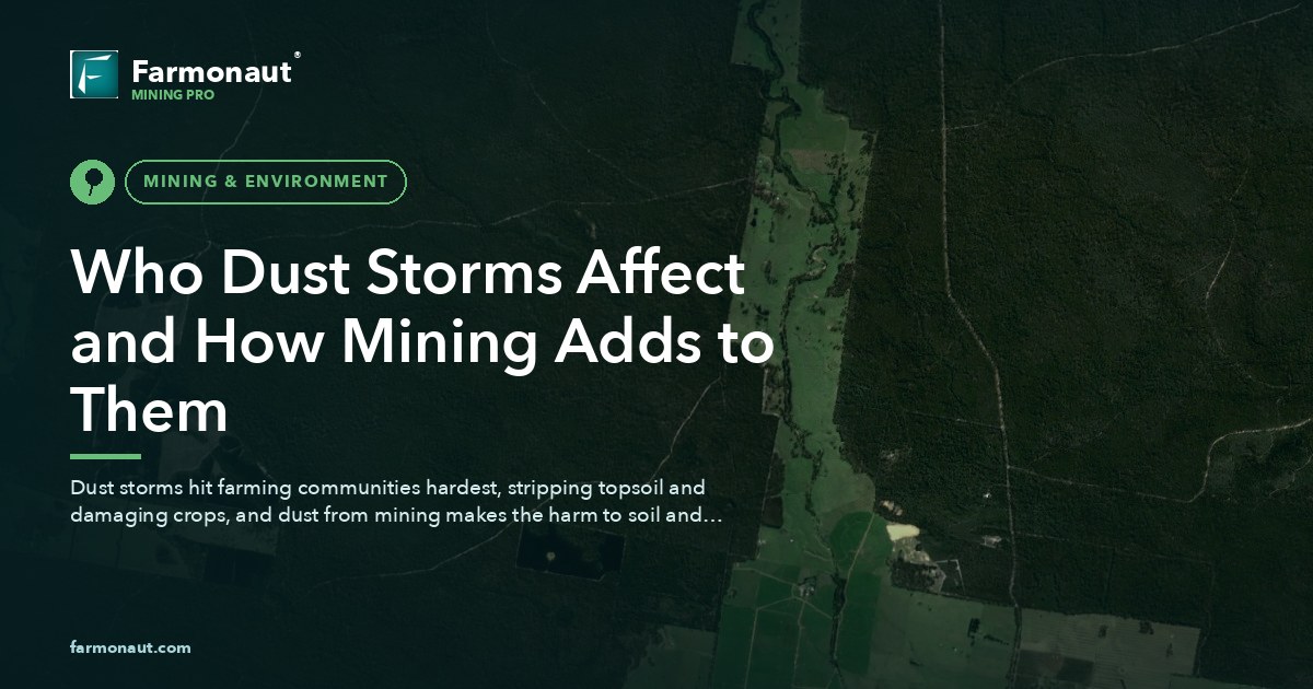 Who Was Affected By Dust Storms: Mining Environmental Effects 139 Who Dust Storms Affect And How Mining Adds To Them