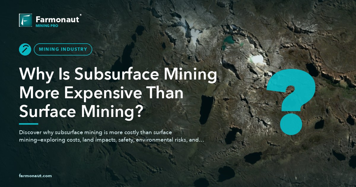 Why Is Subsurface Mining More Expensive Than Surface Mining?