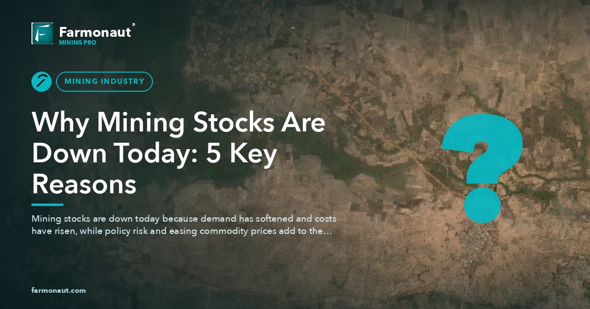 Why Mining Stocks Are Down Today: 5 Key Reasons