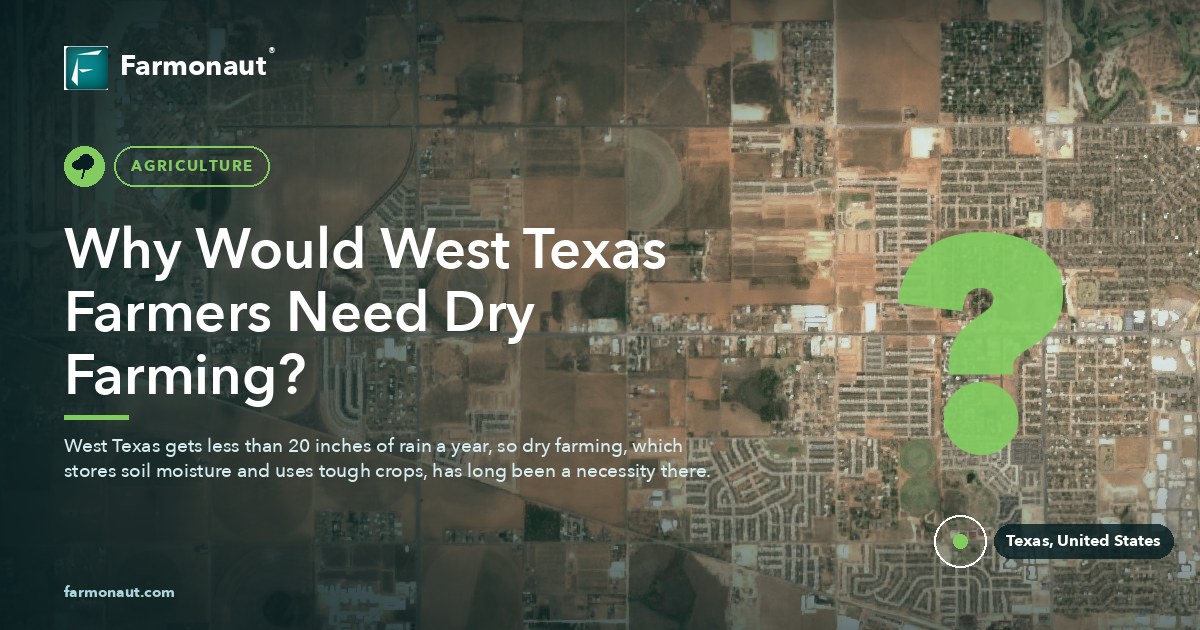 Why Would West Texas Farmers Need Dry Farming?