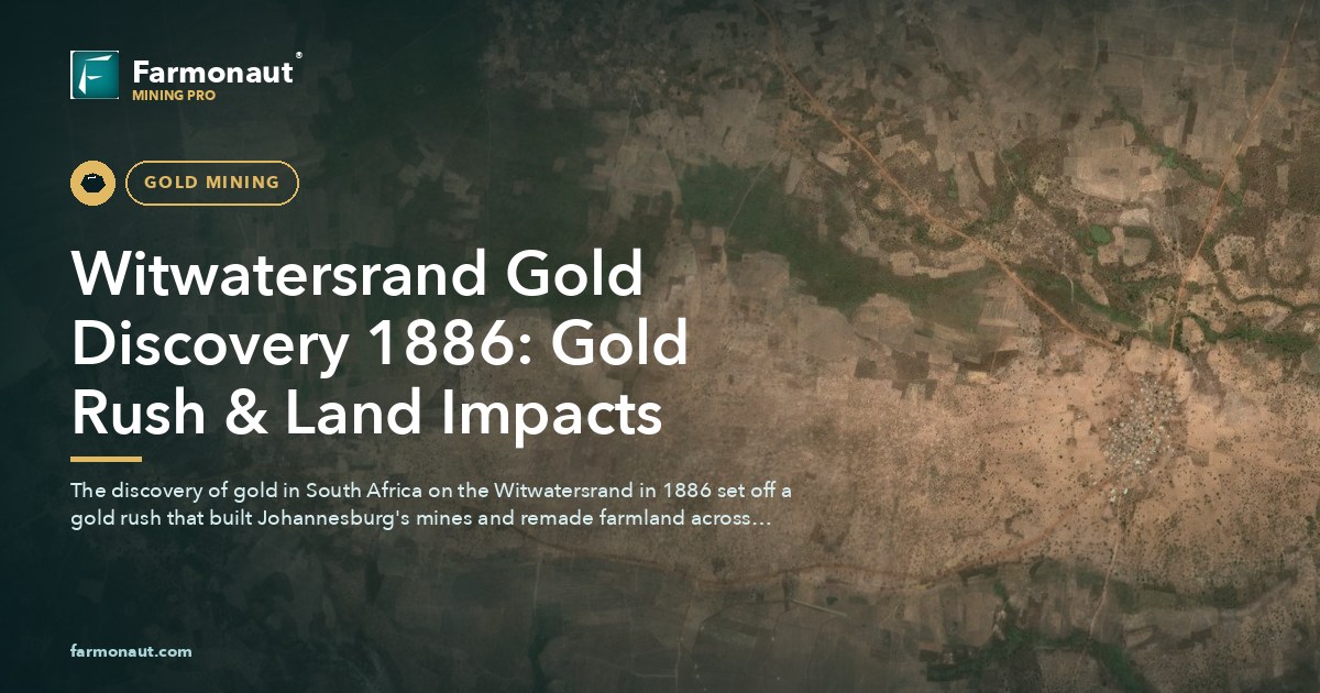 Witwatersrand Gold Discovery 1886: Gold Rush &Amp; Land Impacts