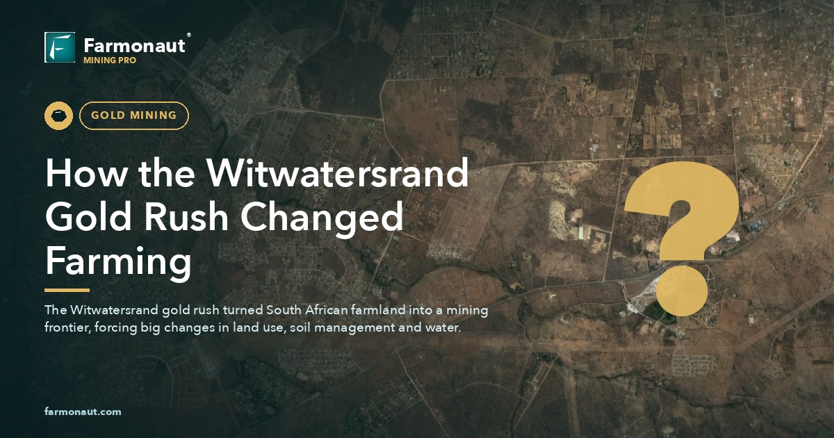 How The Witwatersrand Gold Rush Changed Farming